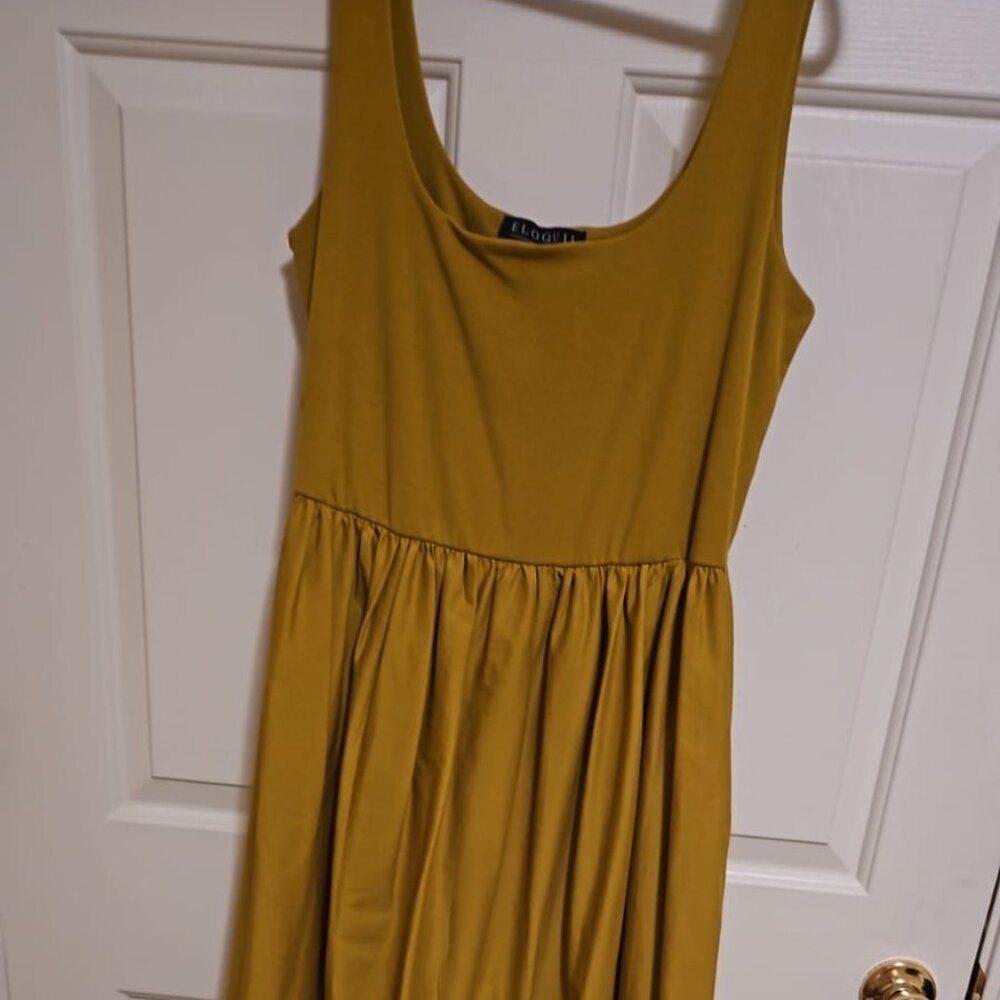 eloquii mixed fabric dress